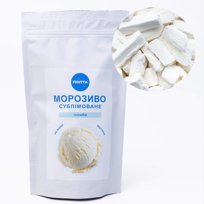Сублимированное мороженое пломбир